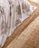 Bonneville Çift Kişilik %100 Pamuk Ranforce Baskılı Nevresim Takımı - Bej