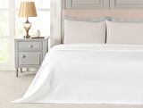 Anais King Size %100 Pamuk Pike - Beyaz