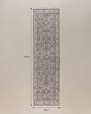 Orval Mandala Halı - Kahverengi - 80x300 cm