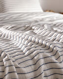 Josselin Çift Kişilik Pamuklu Yatak Örtüsü - Lacivert