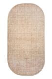 DijiDekor Stylish Vizon Oval Halı Kaymaz Yıkanabilir Antibakteriyel Antistatik  80X50