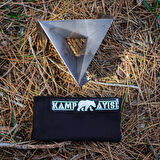 Kamp Ayısı® CoffDripp™ V60 Filtre Kahve Demlik: Katlanabilir Paslanmaz Çelik Kahve Dripper 