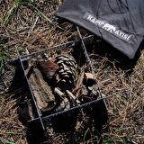 Kamp Ayısı® Çelebi™ Bushcraft Jel Yakıtlı Osmanlı Ocağı 