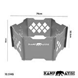 Kamp Ayısı® 6Gen™ Taşınabilir Katlanır Ateş Çukuru 