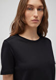 Bisiklet Yaka Siyah Basic Tişört 1612699-900