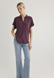 Lux Touch TENCEL TM Mor Modal Gömlek 168081-70664