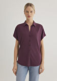 Lux Touch TENCEL TM Mor Modal Gömlek 168081-70664