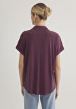 Lux Touch TENCEL TM Mor Modal Gömlek 168081-70664