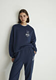 Mavi Logo Baskılı Lacivert Sweatshirt 1S10148-70488