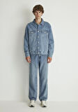 Ray Kolej Vintage Mavi Jean Ceket 0110273-87940
