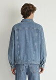 Ray Kolej Vintage Mavi Jean Ceket 0110273-87940
