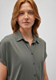 Lux Touch TENCEL TM Yeşil Modal Gömlek 168081-71553