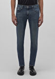James Mavi Pro Puslu Vintage Koyu Mavi Jean Pantolon 0042487872