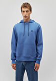 Mavi Logo Nakışlı Kapüşonlu Mavi Sweatshirt 065809-70872
