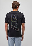 Mavi Logo Baskılı Siyah Tişört 0612350-900