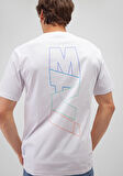 Mavi Logo Baskılı Beyaz Tişört 0612350-620