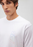 Mavi Logo Baskılı Beyaz Tişört 0612350-620