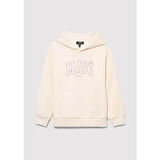 MAVİ LOGO BASKILI KAPÜŞONLU SWEATSHIRT