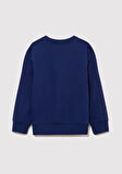 Metal Force Baskılı Lacivert Sweatshirt 6S10082-70491