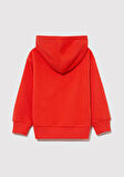 Mavi Logo Baskılı Kapüşonlu Turuncu Sweatshirt 6610110-83127