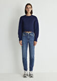 Cindy Classic Denim Gölgeli Koyu Mavi Jean Pantolon 100277-87925