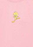 Tweety Baskılı Pembe Tişört 7610247-71027