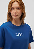 Mavi Logo Baskılı Lacivert Tişört 1611594-82625