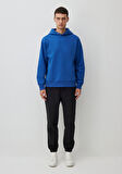 Kapüşonlu Mavi Basic Sweatshirt 0S10190-70894