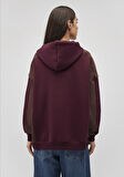 Bisiklet Yaka Bordo Sweatshirt 1S10200-87830