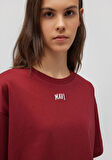 Mavi Logo Baskılı Kırmızı Tişört 1611585-70392