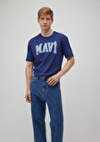 Mavi Logo Baskılı Lacivert Tişört 0611711-70491