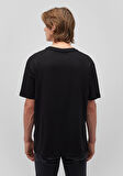 M Logo Nakışlı Siyah T-Shirt 0612312-900