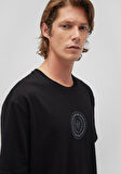 M Logo Nakışlı Siyah T-Shirt 0612312-900