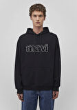 Mavi Logo Baskılı Siyah Sweatshirt 0S10196-900