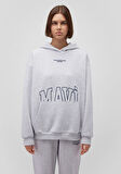 Mavi Logo Baskılı Gri Sweatshirt 1S10149-85438