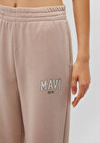 Mavi Logo Baskılı Beyaz Eşofman Altı 1010757-70043