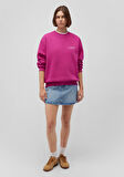 Mavi Logo Baskılı Pembe Sweatshirt 1611656-70943