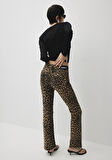 Maria Leopar Baskılı Jean Pantolon 101225-88485