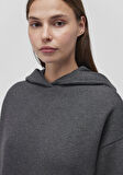 Kapüşonlu Antrasit Sweatshirt 1S10186-87829