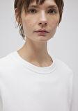 Bisiklet Yaka Beyaz Sweatshirt 1S10183-80194