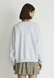 Mickey Mouse Baskılı Gri Sweatshirt 1S10254-88467