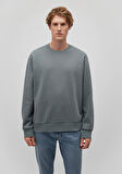 Bisiklet Yaka Yeşil Basic Sweatshirt 0S10276-71577