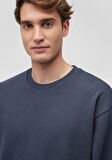 Bisiklet Yaka Lacivert Basic Sweatshirt 0S10276-87822