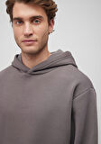 Kapüşonlu Gri Basic Sweatshirt 0S10275-70096