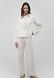 Cep Detaylı Ekru Gömlek 1210966-70053