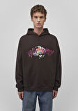 Rick and Morty Baskılı Kahverengi Sweatshirt 0S10293-88615