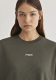 Mavi Logo Baskılı Yeşil Tişört 1612829-71553