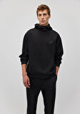 Kapüşonlu Siyah Sweatshirt 0S10287-71379