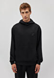 Kapüşonlu Siyah Sweatshirt 0S10287-71379