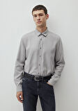 Gri Tencel TM Lyocell Gömlek 0210818-70098